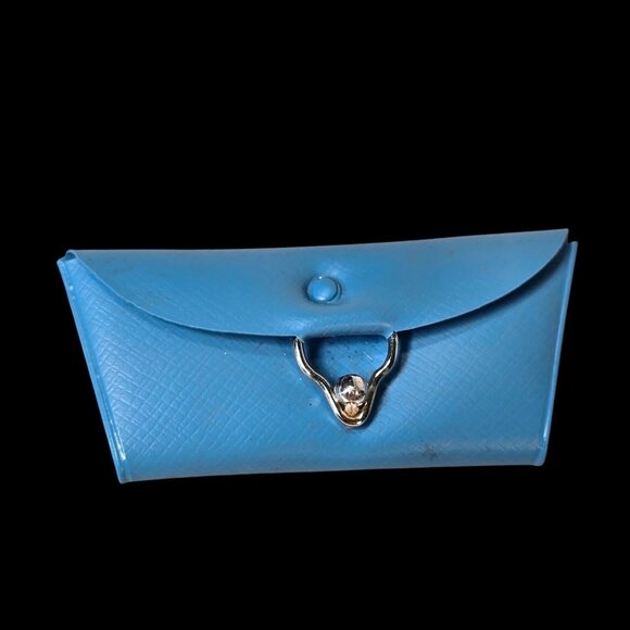 VTG Barbie Purse 1960s Blue Clutch Handbag Fashion Pak #1832 Color Coordinates - Picture 2 of 12